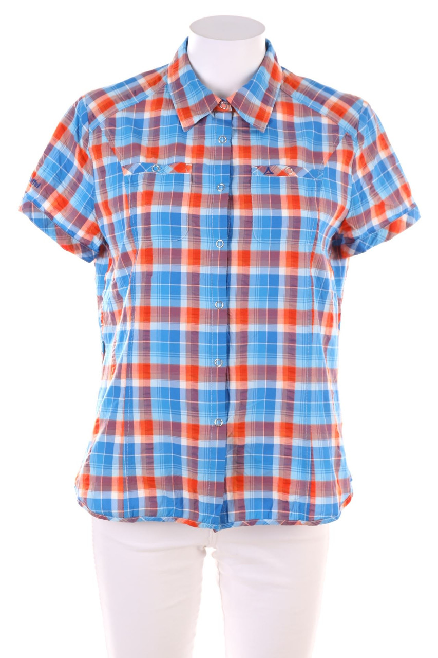 Schöffel - Hemd-Bluse mit kurzem Ärmel - L