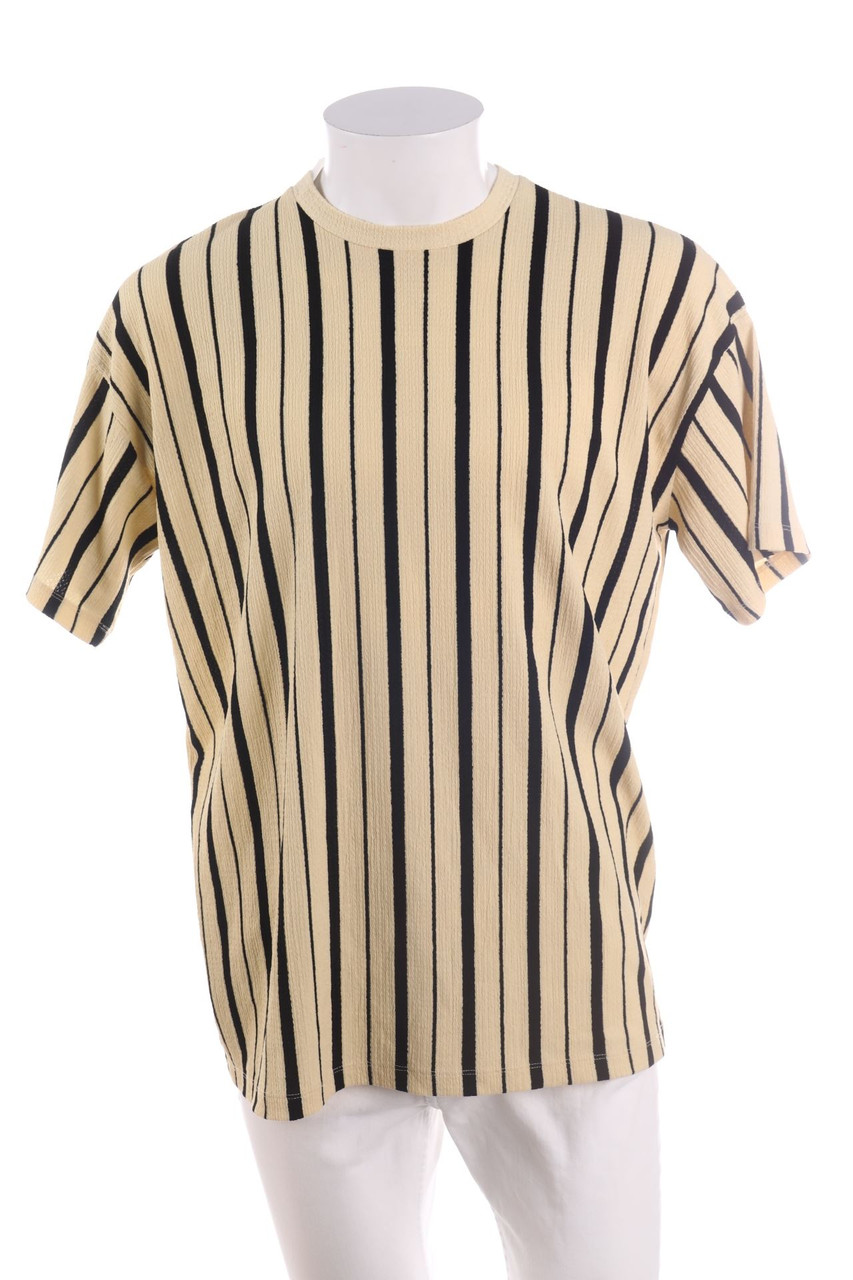 boohooMAN - Streifen-T-Shirt - XS