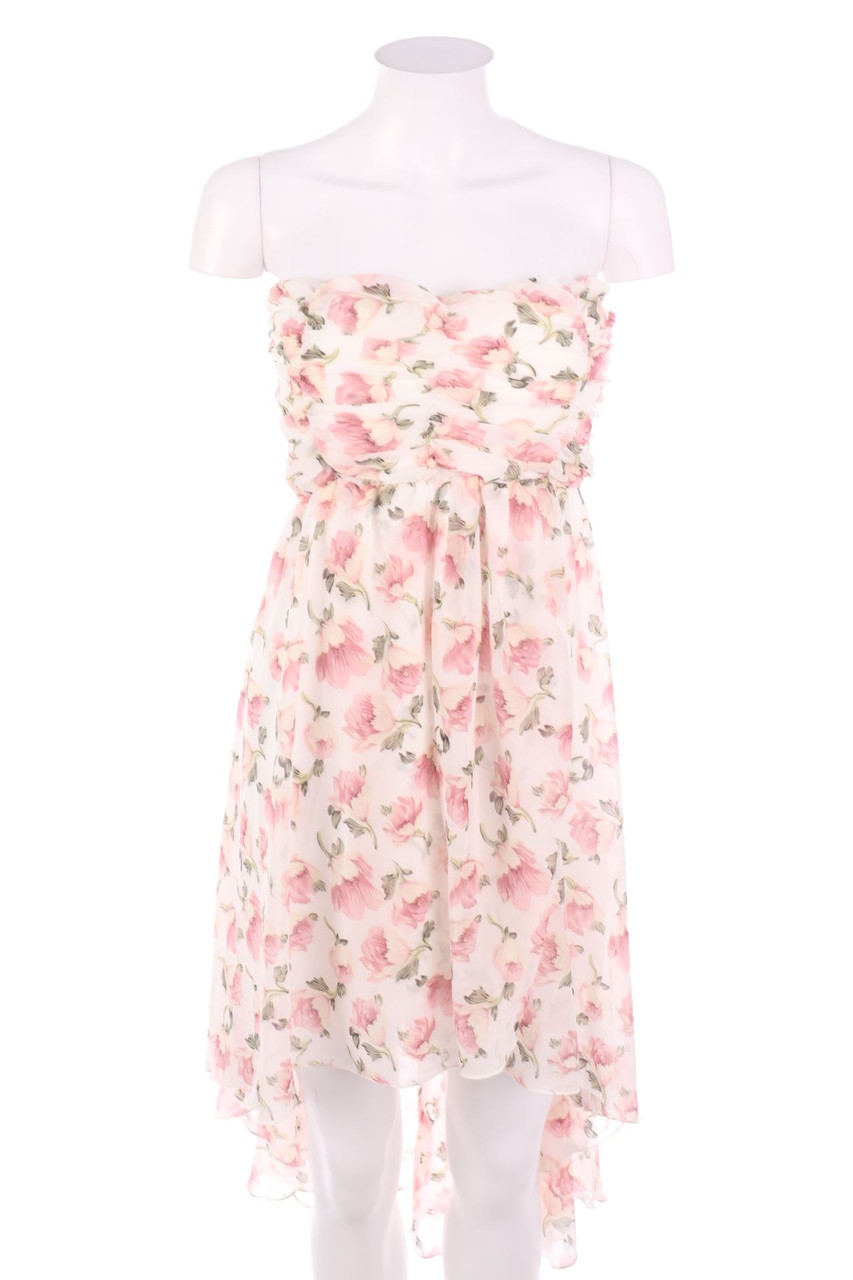 Ohne Label - Vokuhila-Minikleid mit Blumen-Print - M