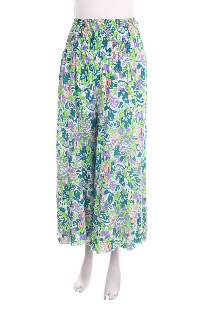 NEW COLLECTION - Hose mit floralem Muster - M