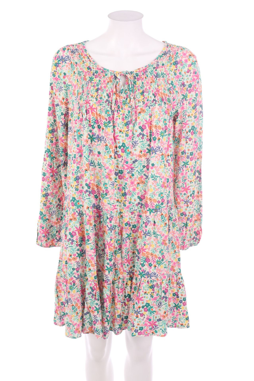 Ohne Label - Kleid mit Blumen-Print - D 42