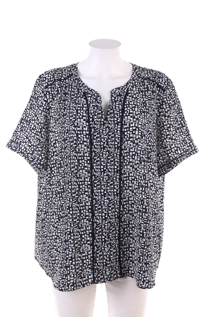 creation L - Kurzarm-Bluse - 3XL