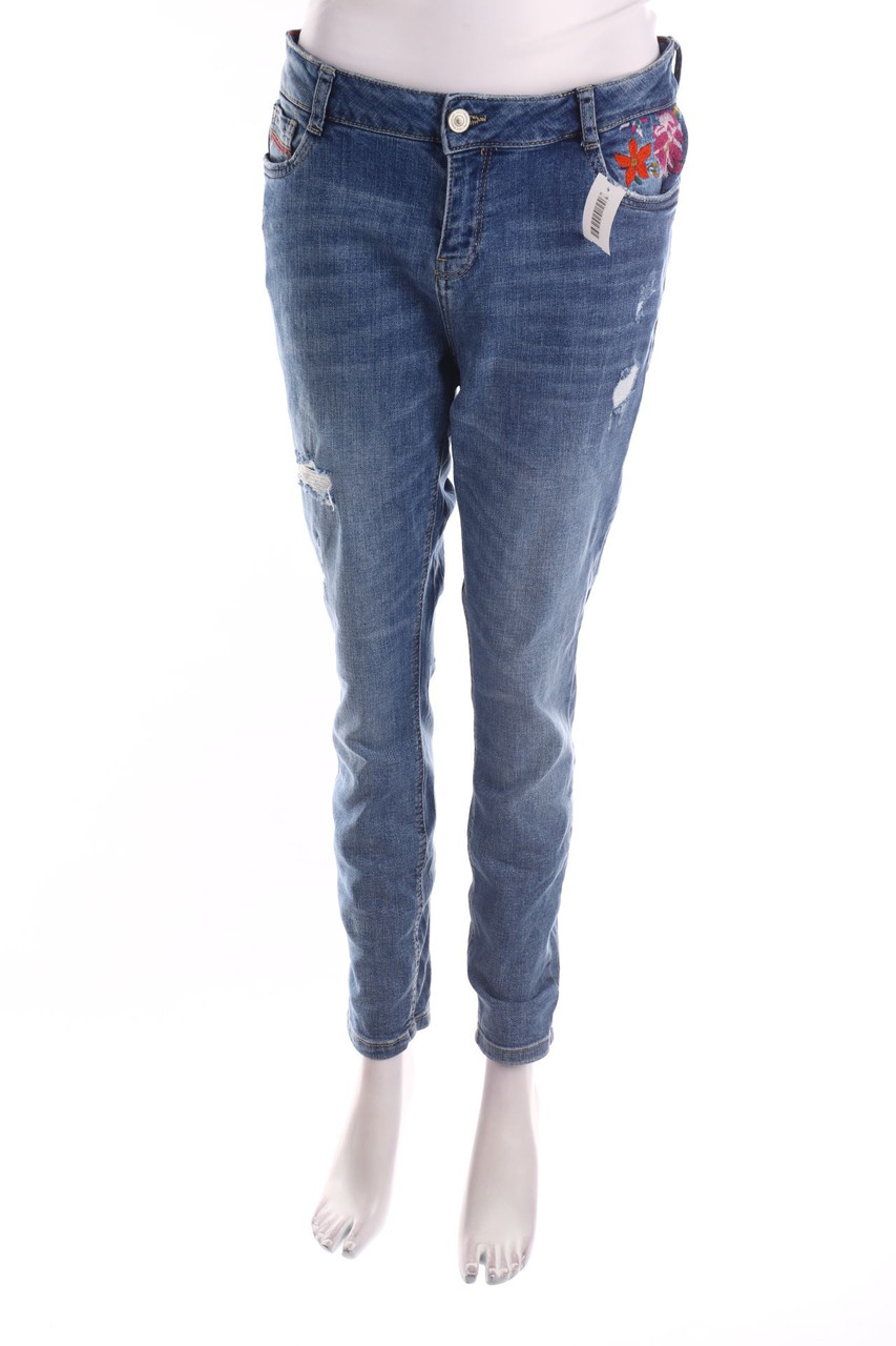 C&A - Distressed Skinny-Jeans - L
