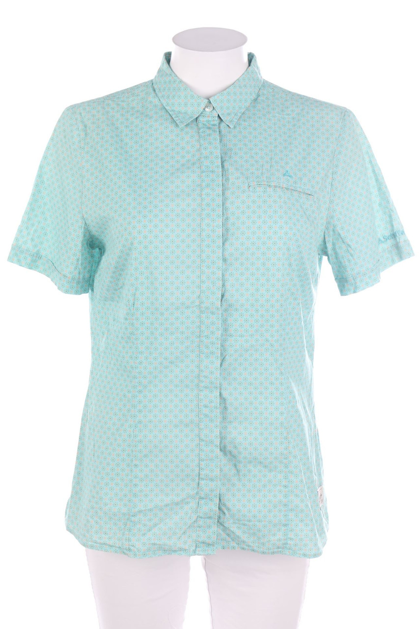 Schöffel - Hemd-Bluse mit kurzem Ärmel - L