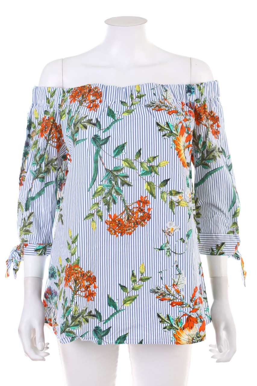 LINEA - Carmen-Bluse - 2XL