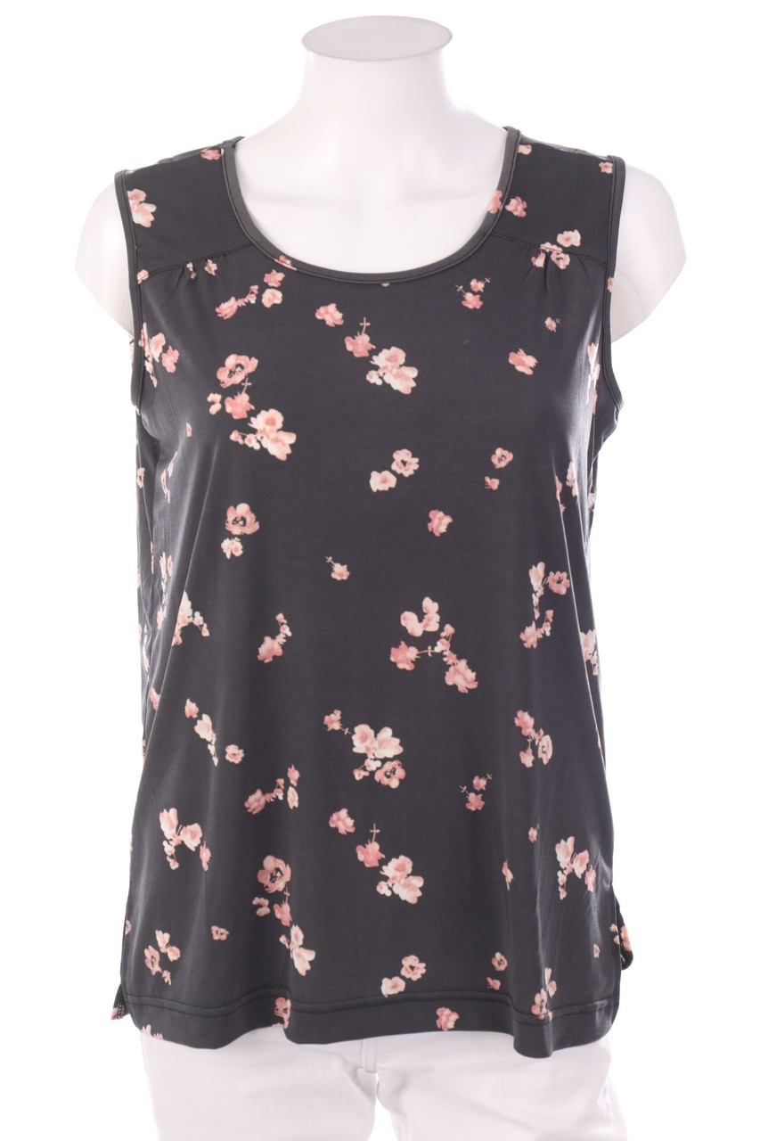 Ohne Label - Top mit Blumen-Print - M
