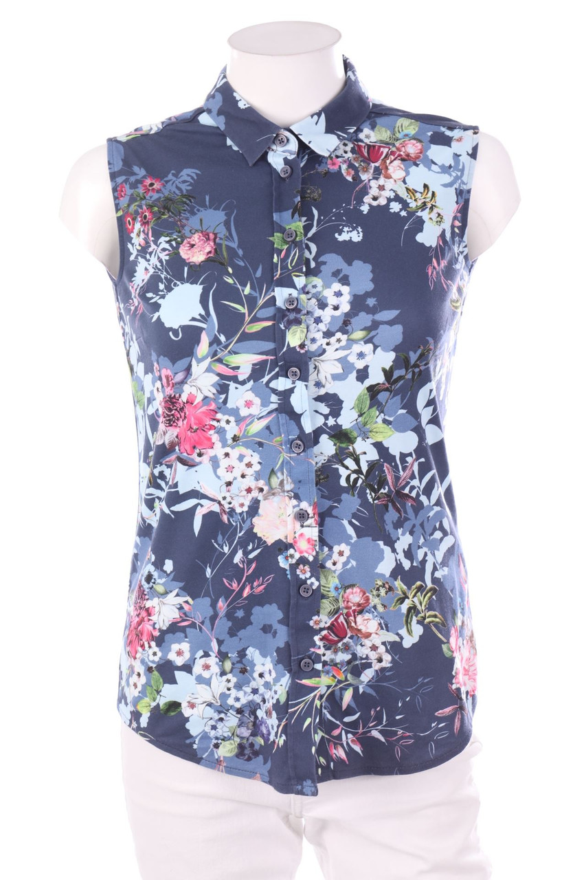 SECONDHAND - ärmellose Hemd-Bluse - XS