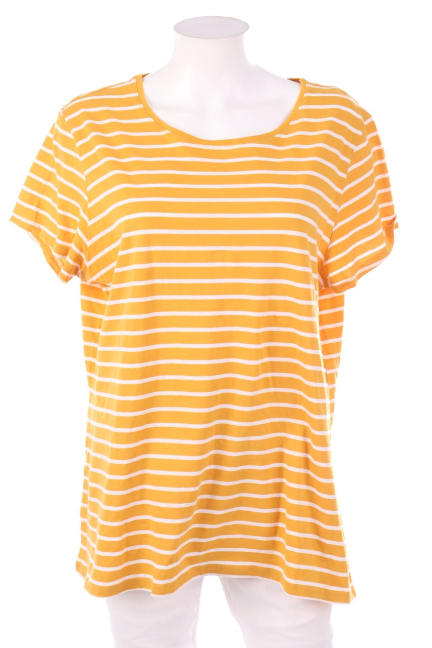 Janina - Streifen-Kurzarm-Shirt - 48