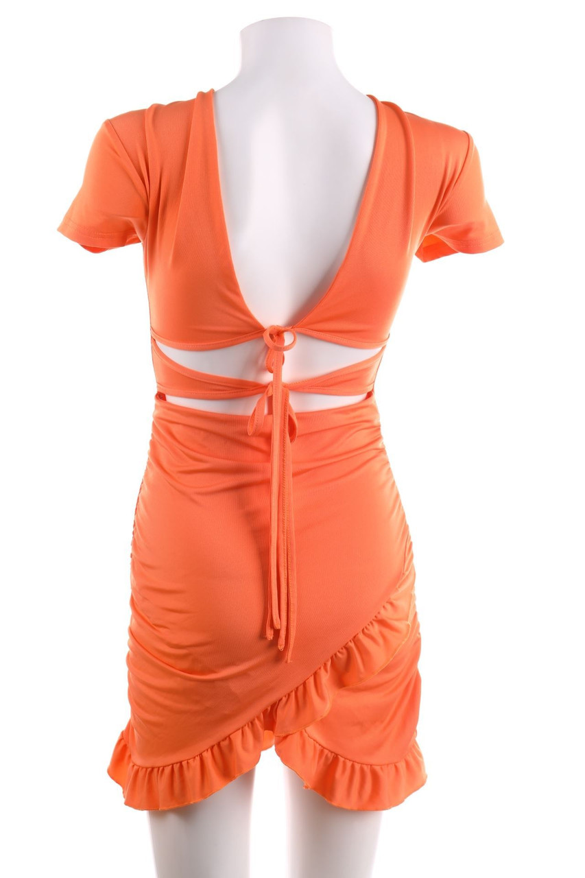 Ohne Label - Minikleid mit Rückenausschnitt - XS