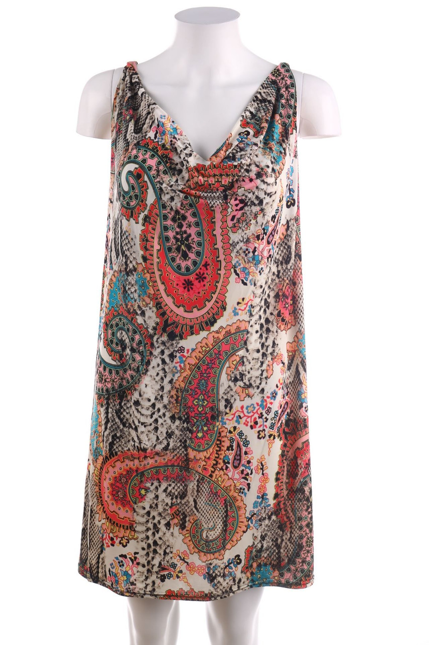 Ohne Label - Minikleid mit Paisley-Print - D 38