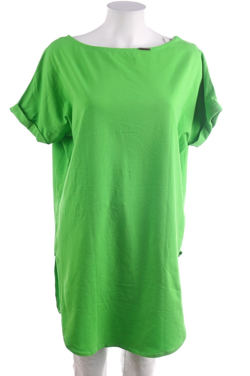 VICTORIA MODA - Kurzarm-Shirt mit Logo-Applikation - D 46