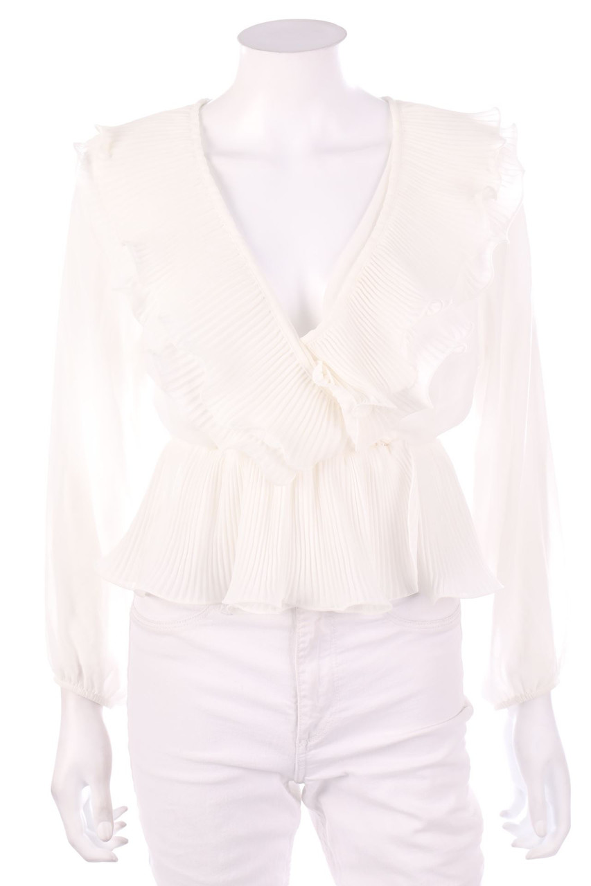 NUNA LIE - Volant-Bluse - M