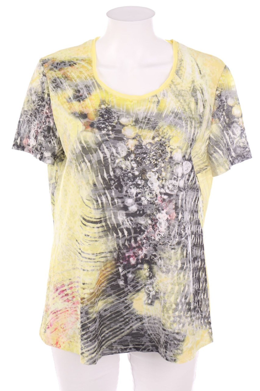 TAIFUN - Kurzarm-Shirt mit Muster - D 44