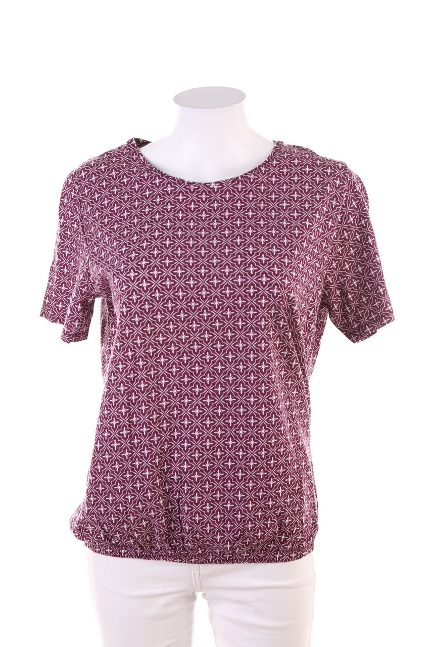 Michèle Boyard - Kurzarm-Shirt mit Muster - L