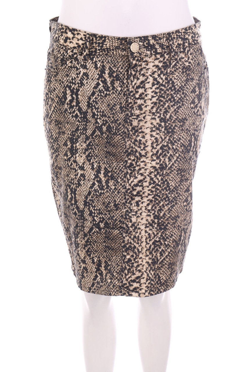 ZARA - Rock mit Animal-Print - M