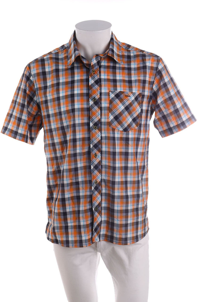 Vittorio Rossi - Kurzarm-Hemd mit Karo-Muster - L