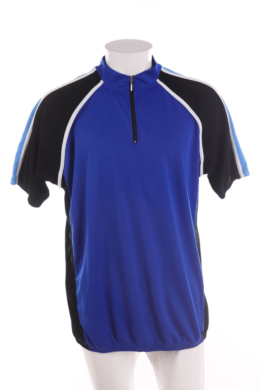 Ohne Label - Sport-Shirt mit Streifen - 60