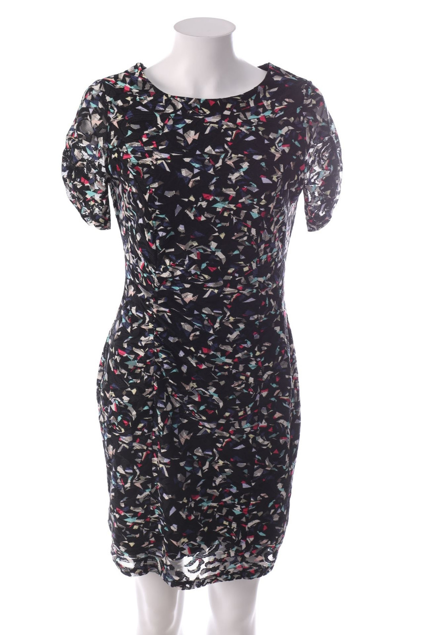M&S COLLECTION - Minikleid aus Spitze mit Geo-Print - D 36