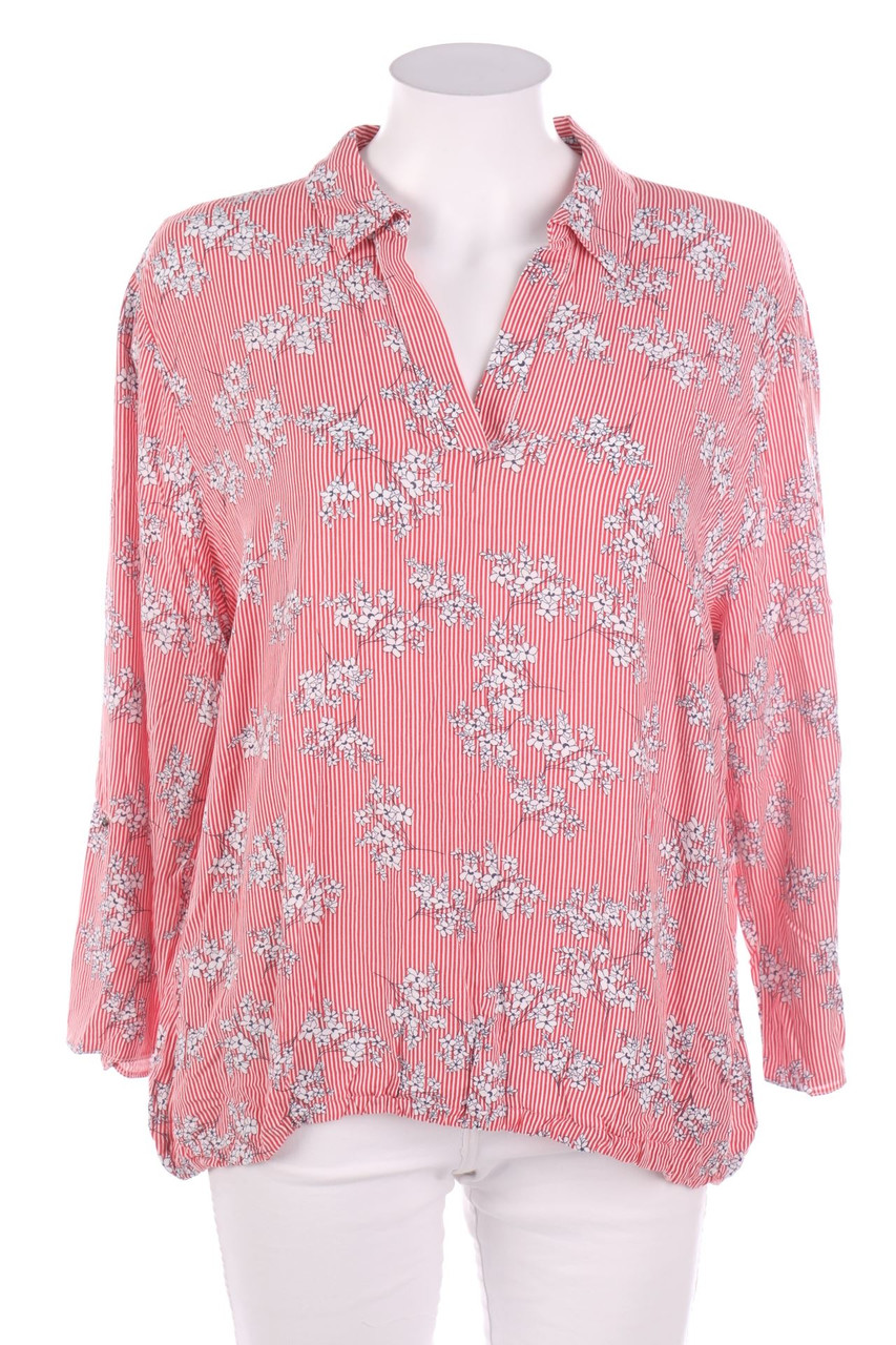 Ohne Label - Bluse mit Blumen-Print - D 44