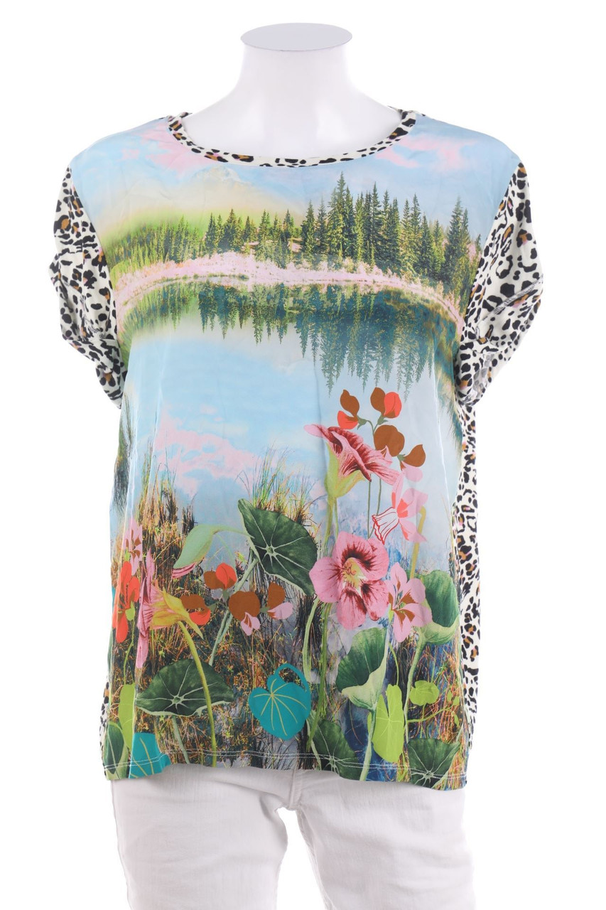 MARC CAIN - Kurzarm-Shirt mit Print - L