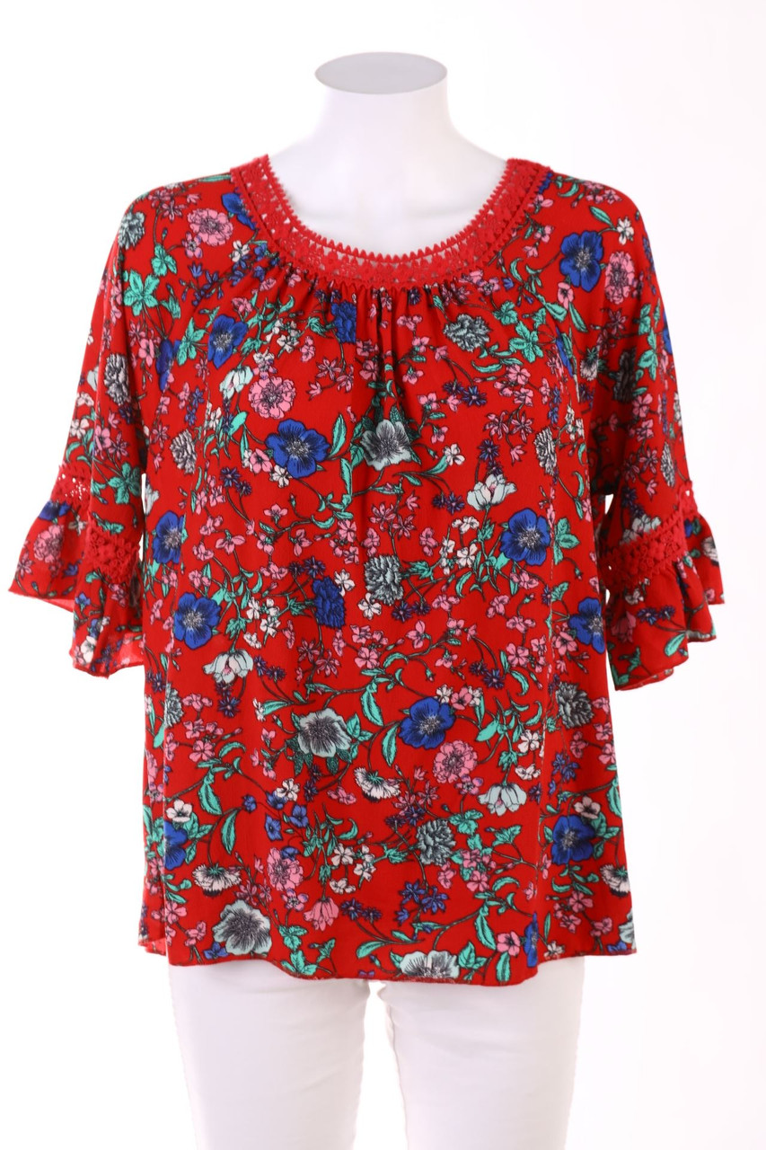 Laura Torelli COLLECTION - Bluse mit 3/4-Ärmel - L