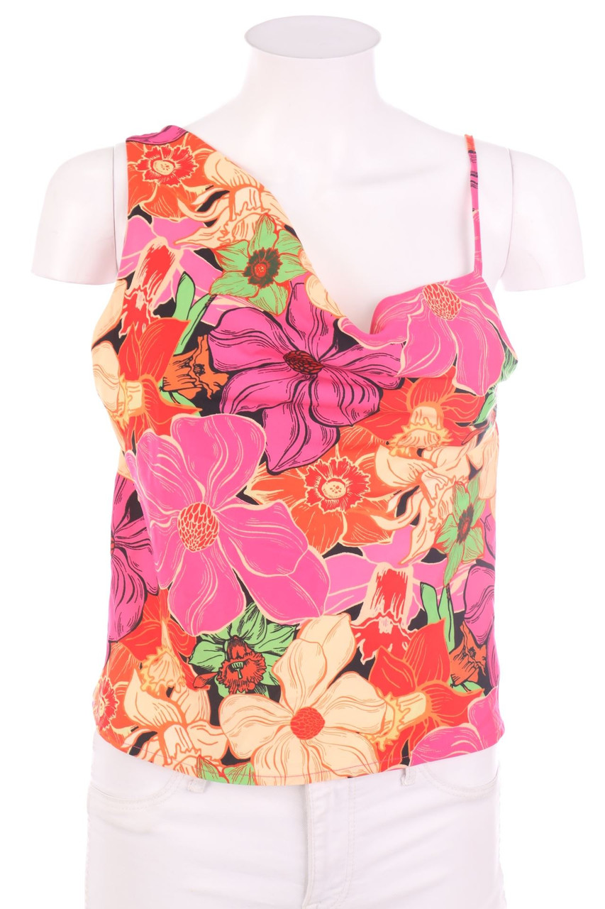Ohne Label - Top mit Blumen-Print - S