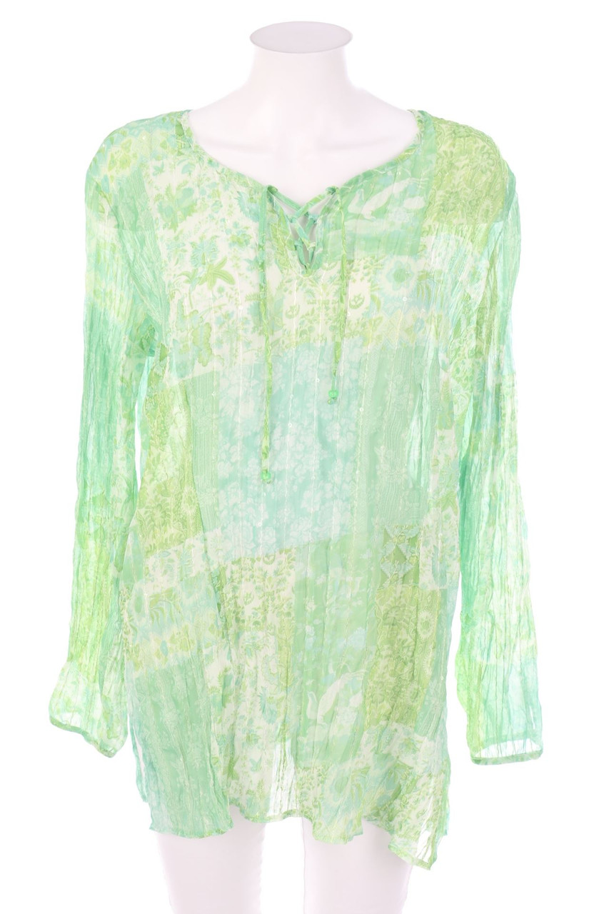 GERRY WEBER - Tunika-Bluse mit floralem Muster - D 44