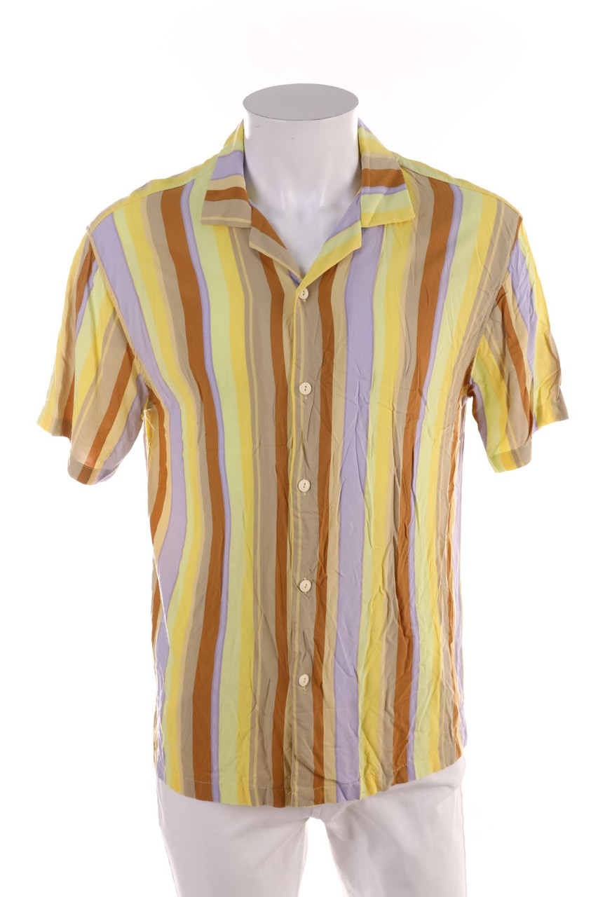 PULL&BEAR - Kurzarm-Hemd - L