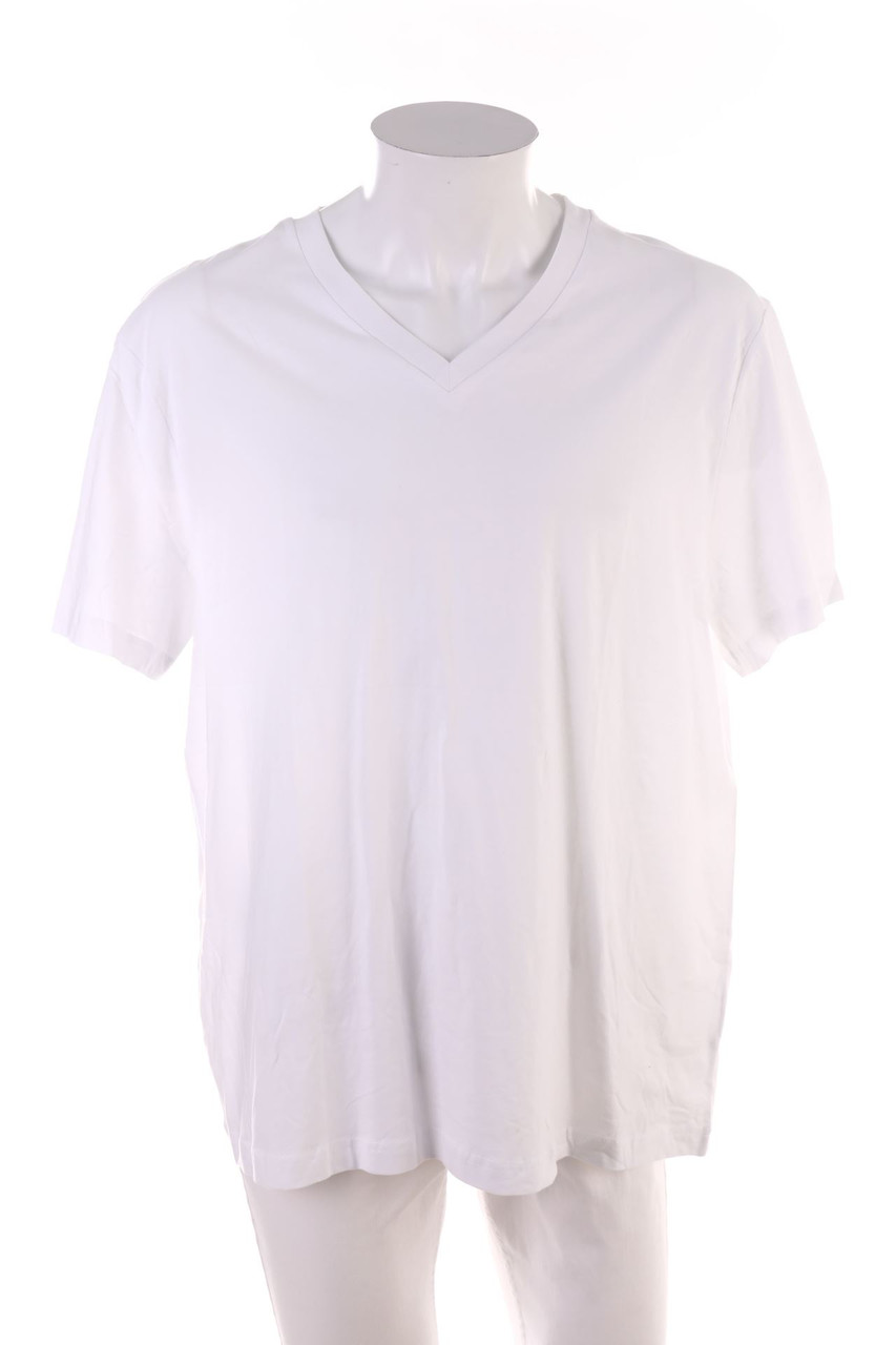 H&M - T-Shirt mit V-Neck - 2XL