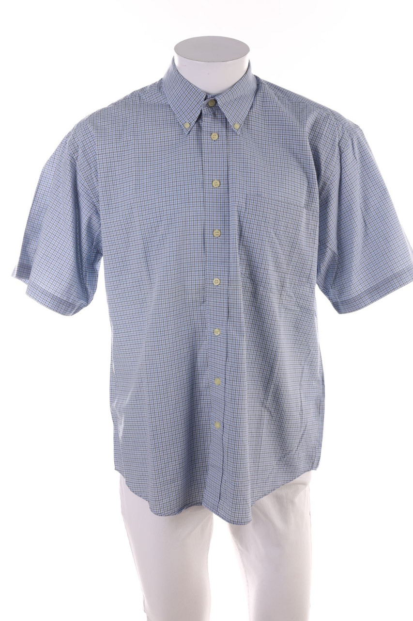 Carletti - Kurzarm-Hemd mit Karo-Muster - L