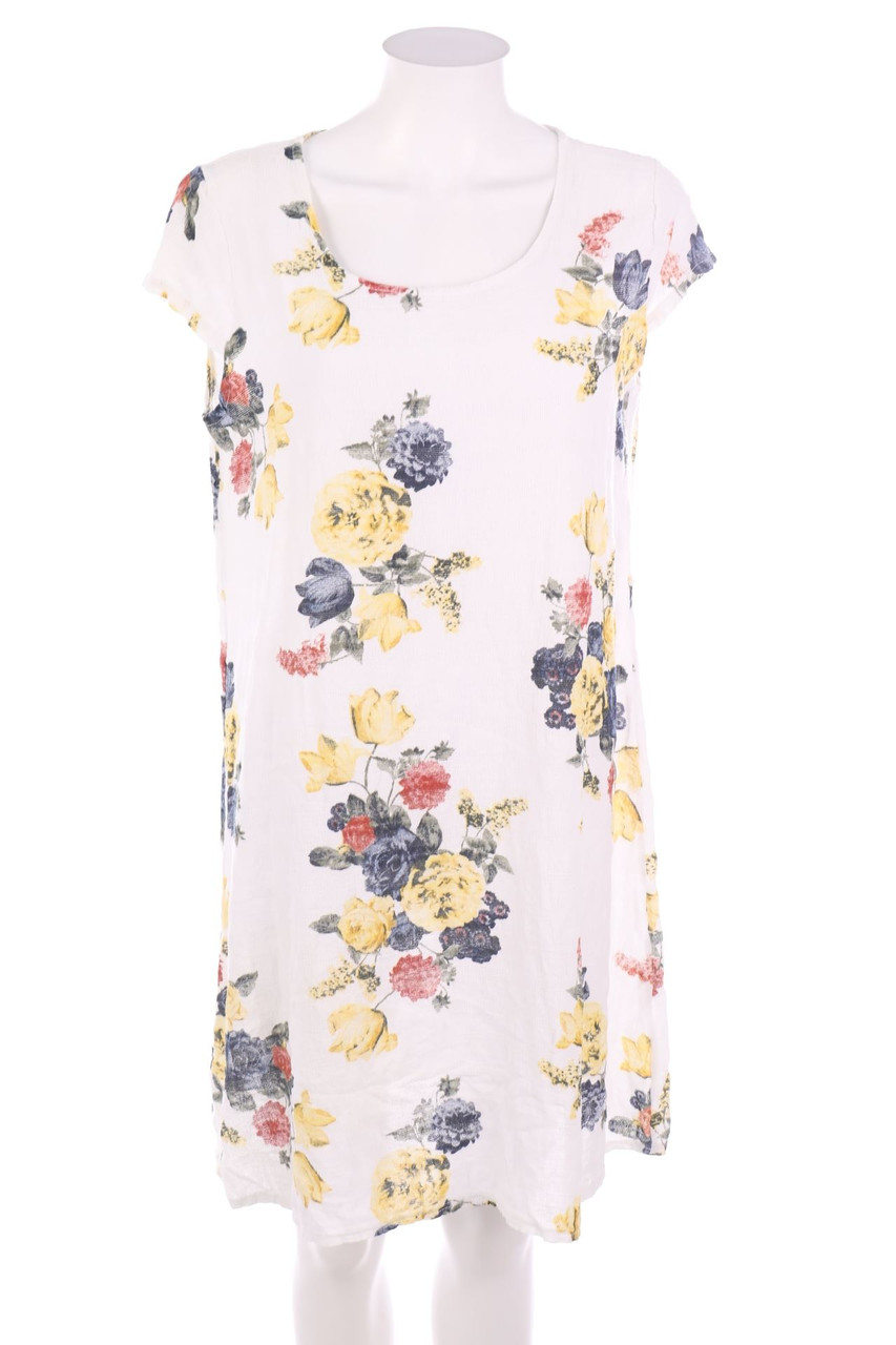 NEW COLLECTION - Baumwoll-Kleid mit Blumen-Print - D 42