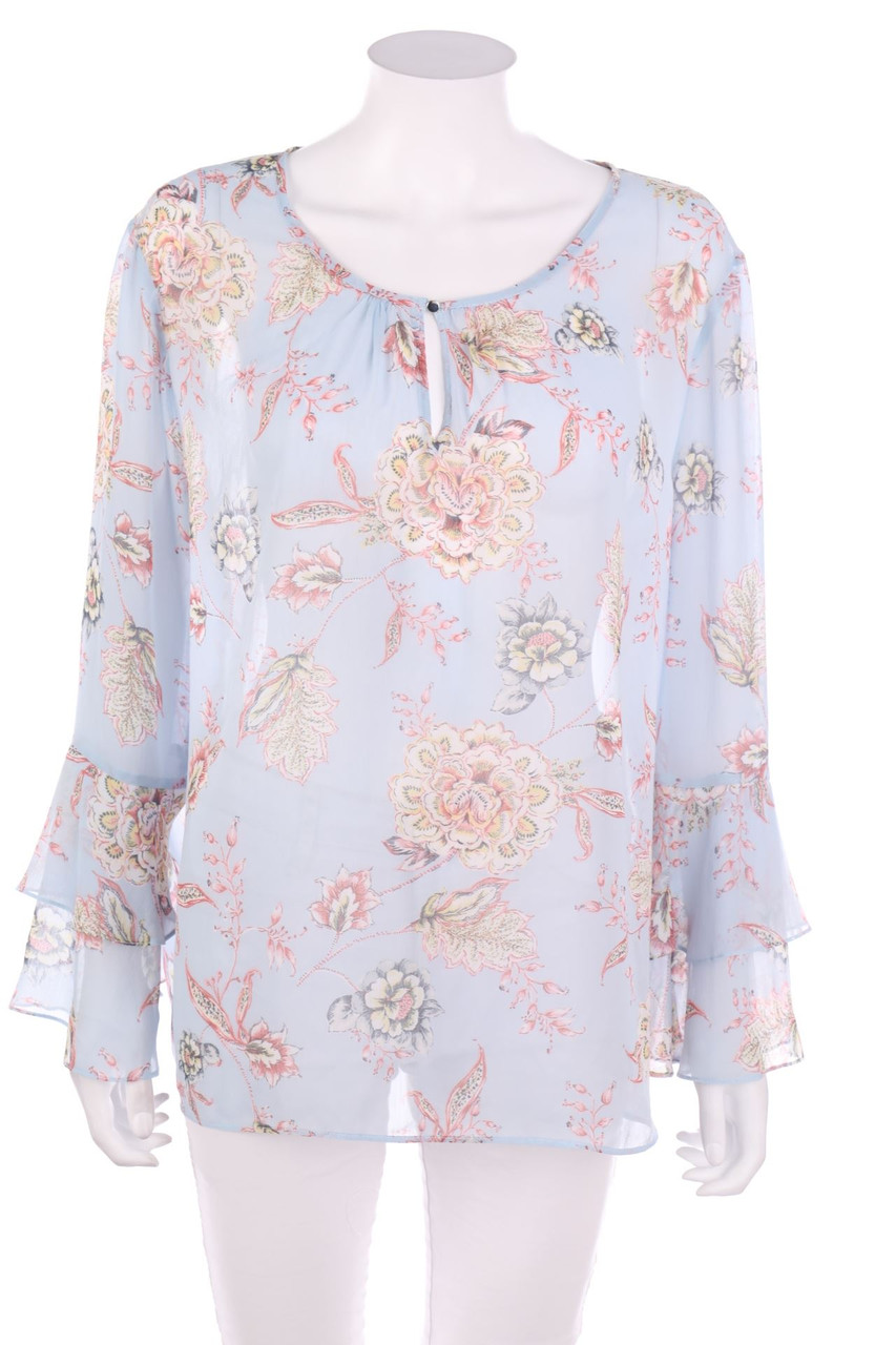 ESPRIT - Bluse mit Blumen-Print - XL