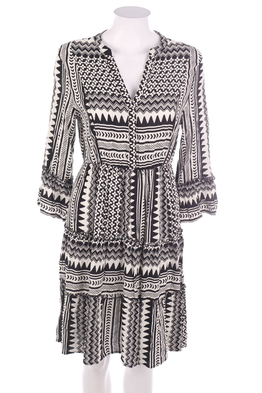 Ohne Label - Kleid mit Muster - S