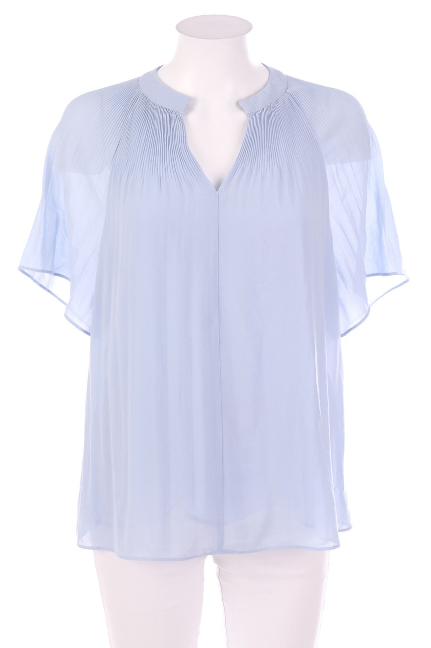 Ohne Label - Kurzarm-Bluse - L