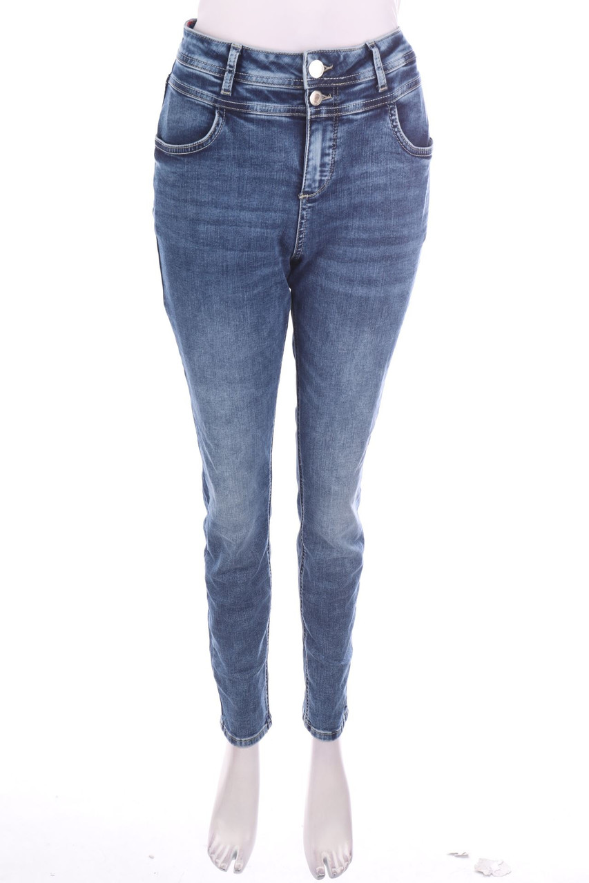 Street One - Used Look Skinny-Jeans - L