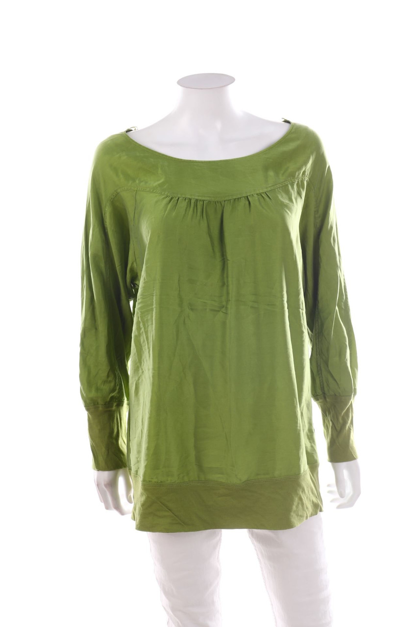 BOSS ORANGE - Baumwoll-Bluse mit Seide - L