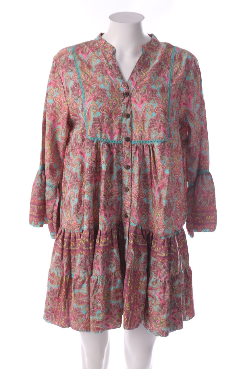 Jeuvre - Shift-Kleid mit floralem Muster - L