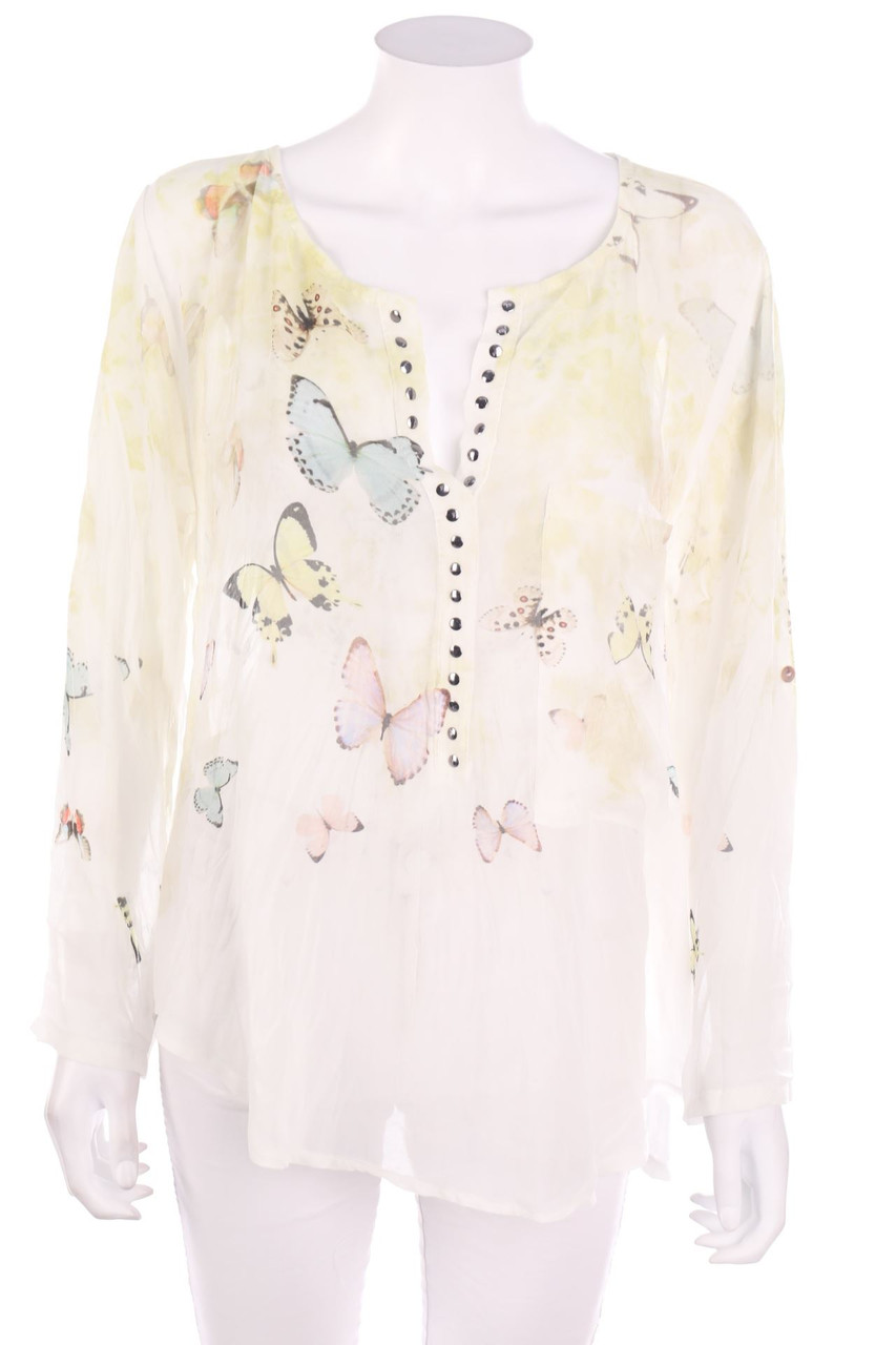 SECONDHAND - Bluse mit Muster - XL