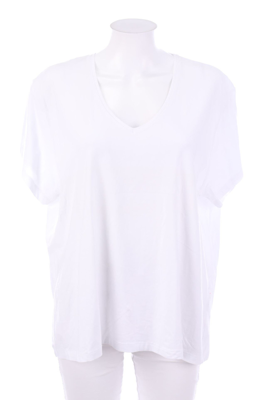 Laura Torelli - Basic-Kurzarm-Shirt - 2XL