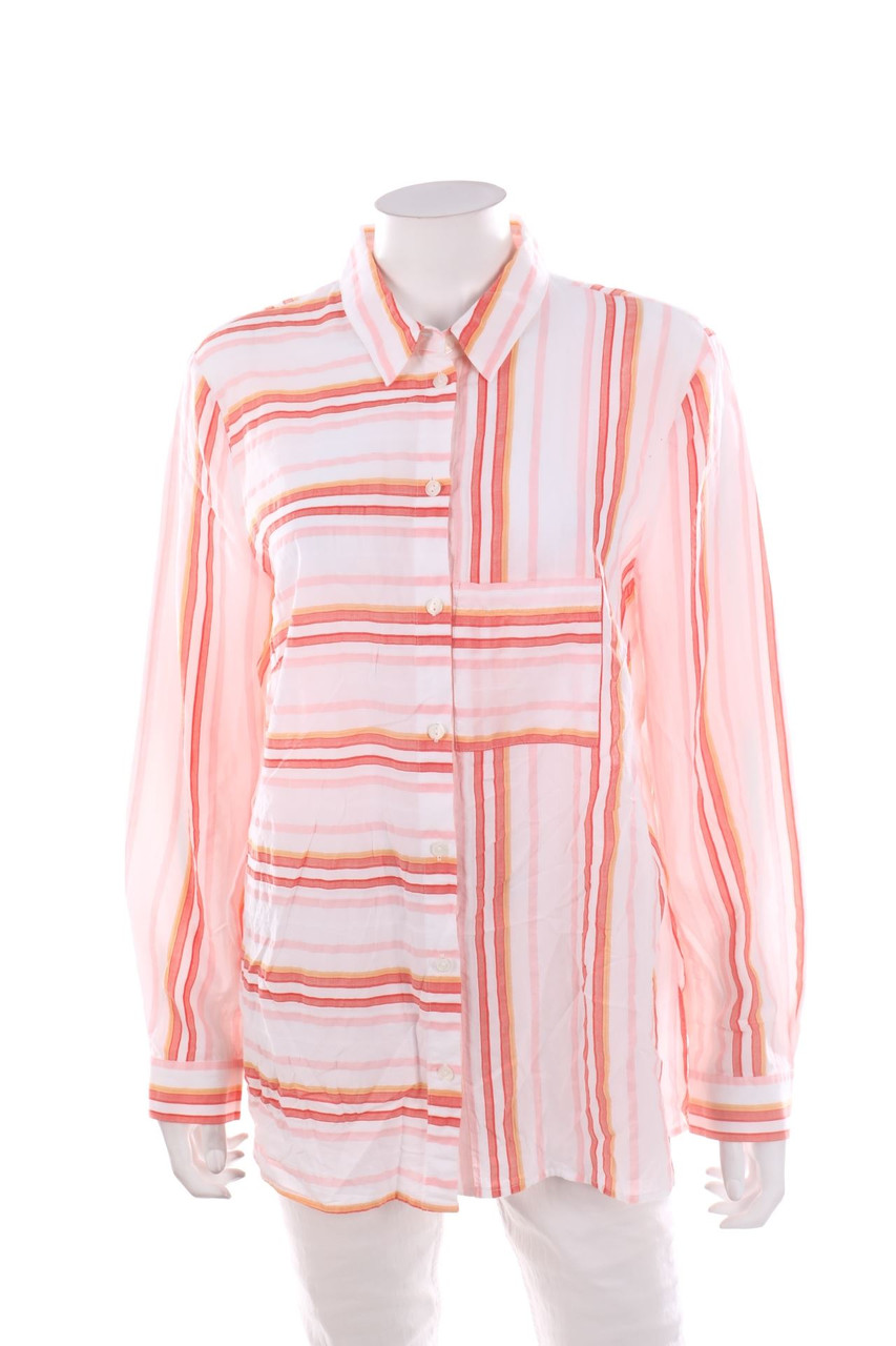 Peter Hahn - Bluse mit Streifen - 3XL