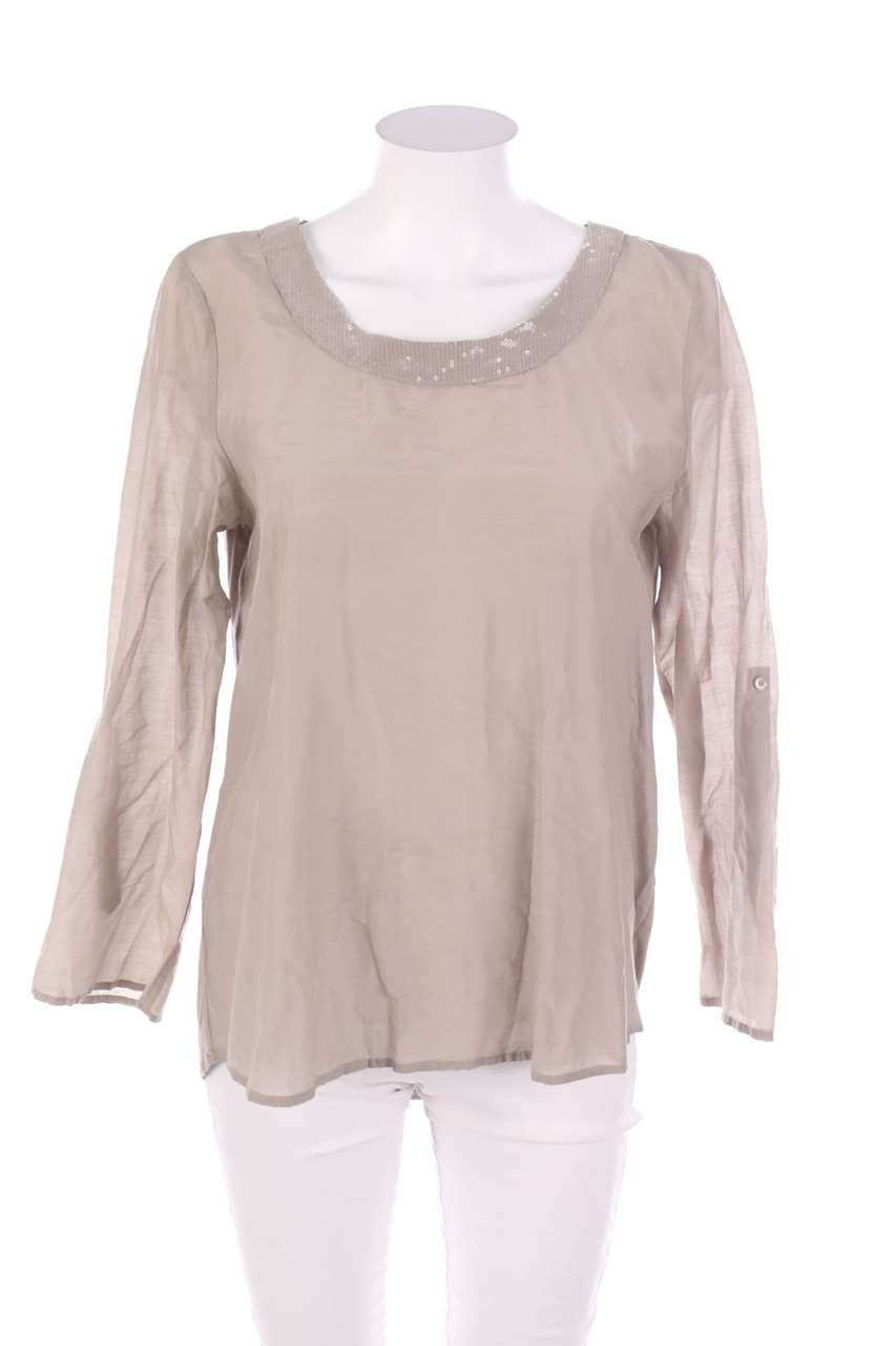 HALLHUBER - Bluse mit Seide - L