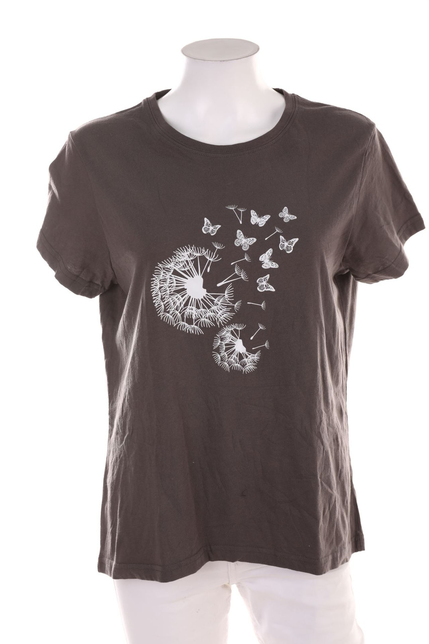 SHEIN - Kurzarm-Shirt mit Print - XL