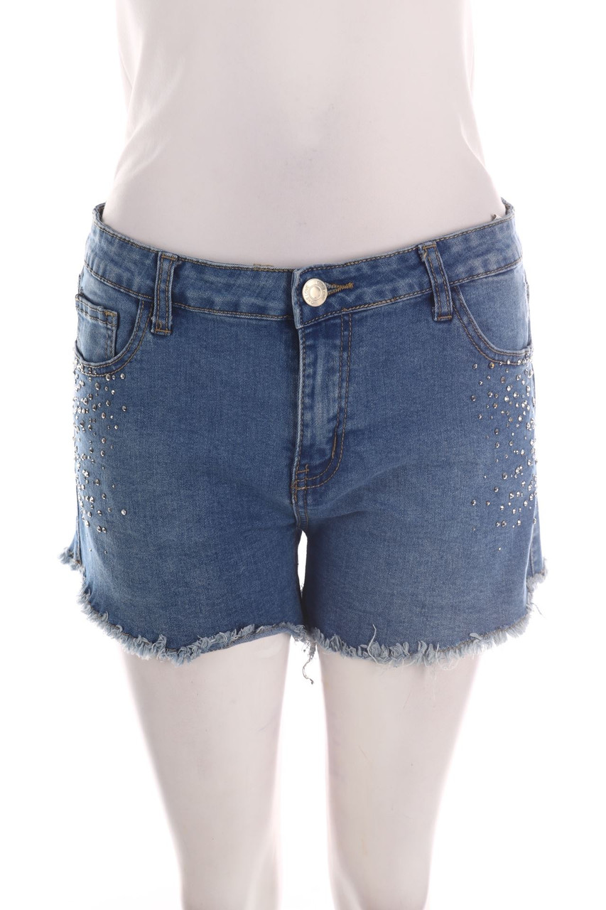COLLOSEUM - Used Look Jeans-Shorts - XL