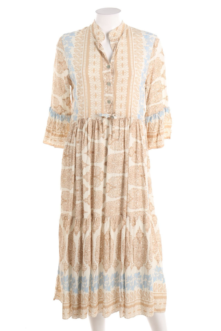 Ohne Label - Midikleid mit Muster - D 38