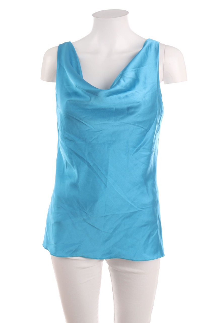 Ohne Label - Blusentop mit Wasserfall-Ausschnitt - D 40-42