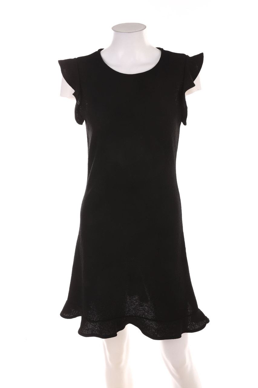 Ohne Label - Minikleid mit Volants - D 38