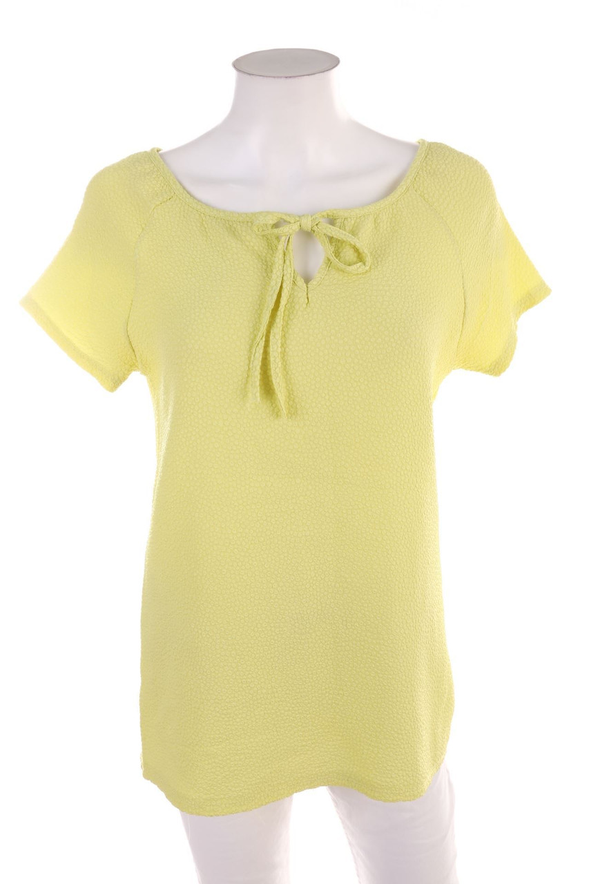 SECONDHAND - Kurzarm-Bluse mit Schnürung - M