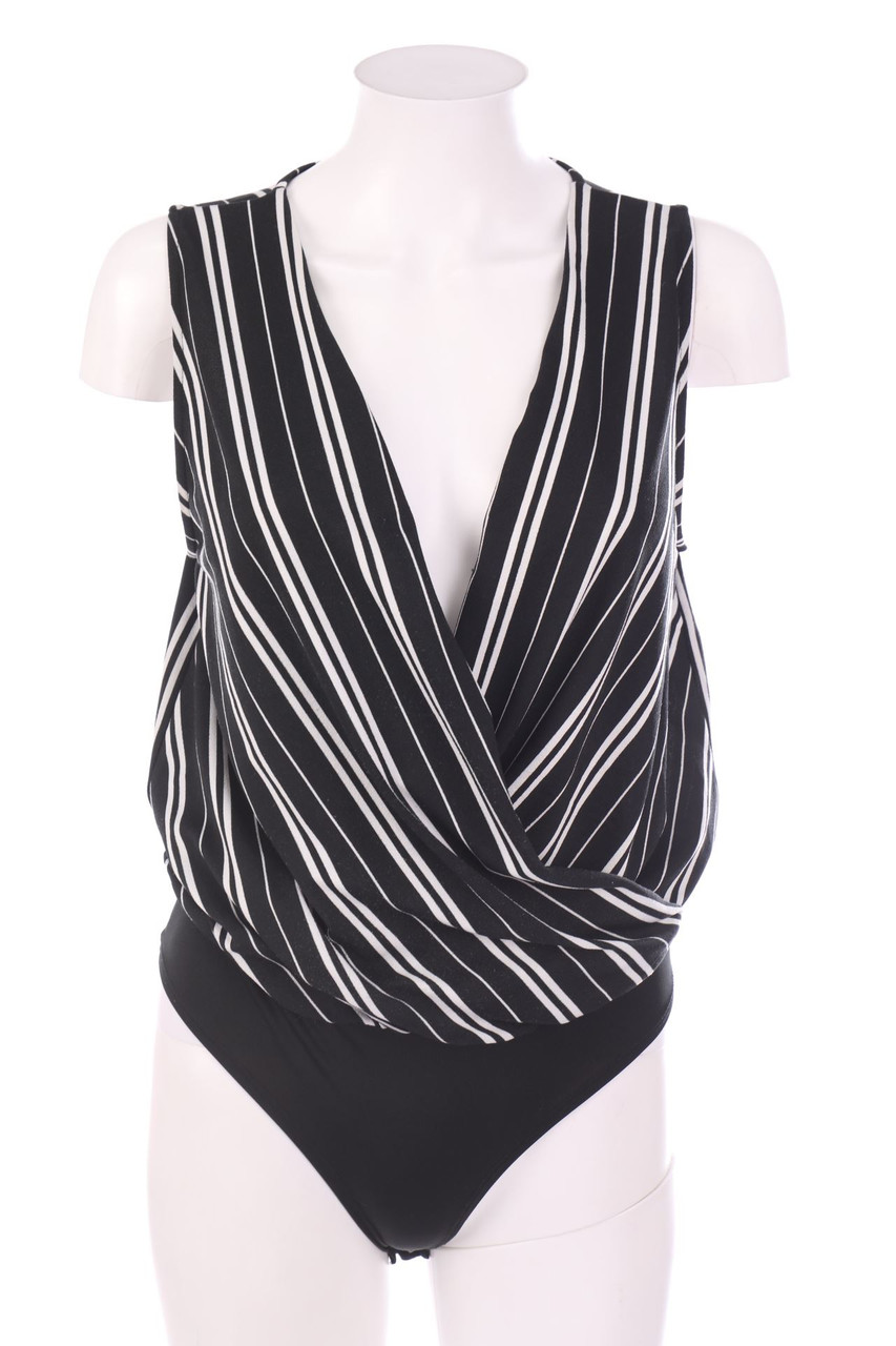 Ohne Label - Body mit Streifen - D 36