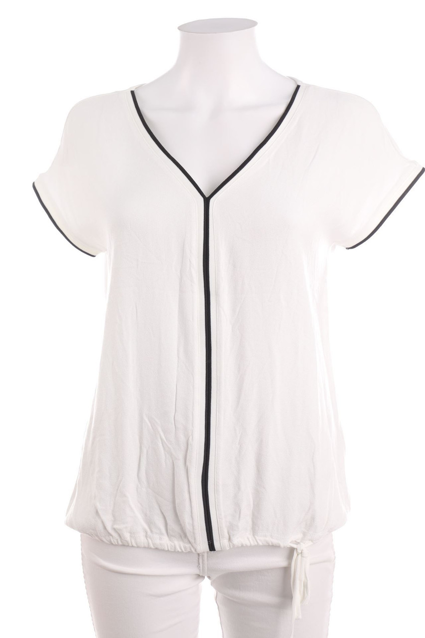 Street One - Kurzarm-Shirt mit Tunnelzug - D 38