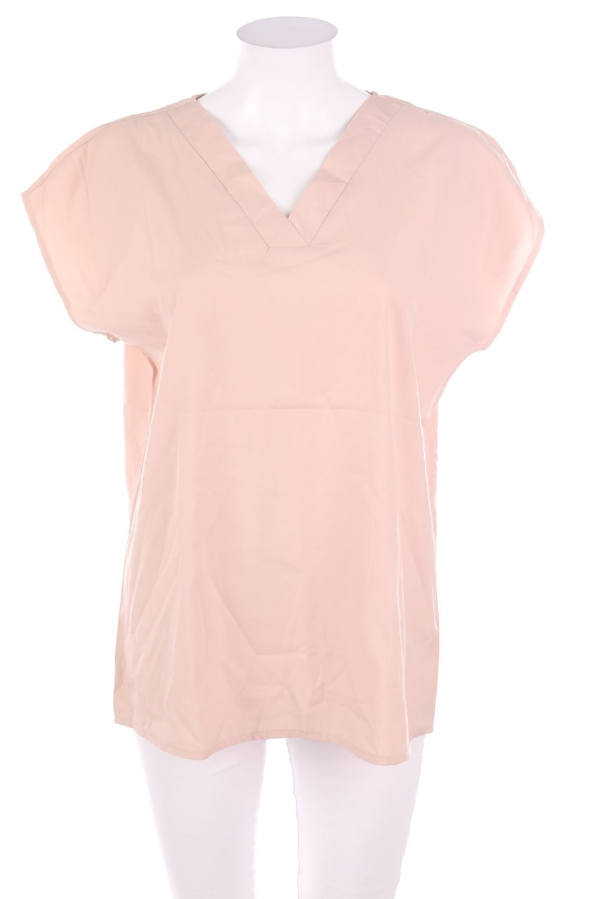 Ohne Label - Kurzarm-Bluse - M